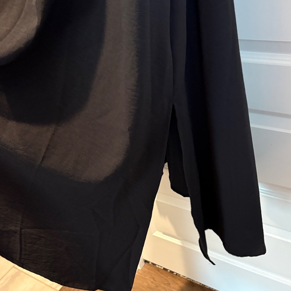 Chic Black High Low Dress - Picture 3 of 3